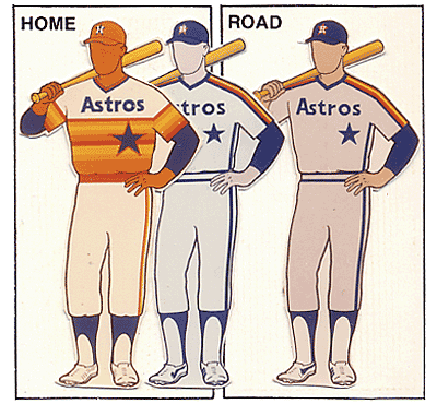 astros uniforms history